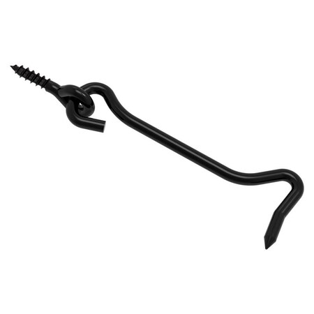 National Hardware National Hardware Medium Black Steel 4 in. L Hook and Eye 1 pk N166-005